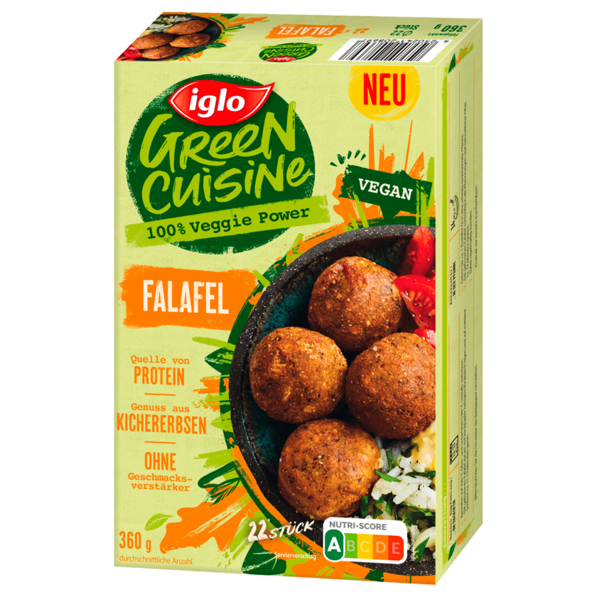 Iglo Green Cuisine Falafel vegan 360g
